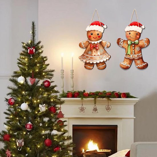 MeisterHome ® Kunstkerstkrans adventskrans voor deur 50 cm