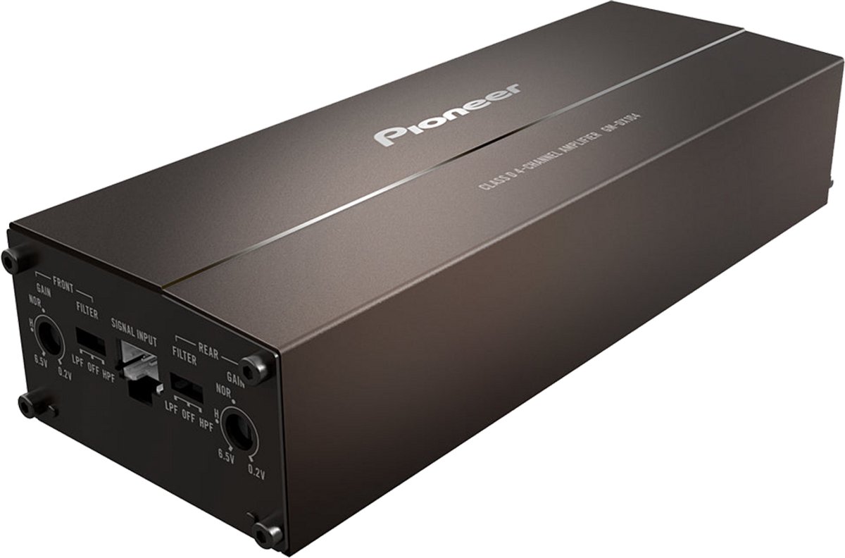 Pioneer GM-DX104 – 4/2-kanaals versterker – 400W RMS – Krachtige autoversterker