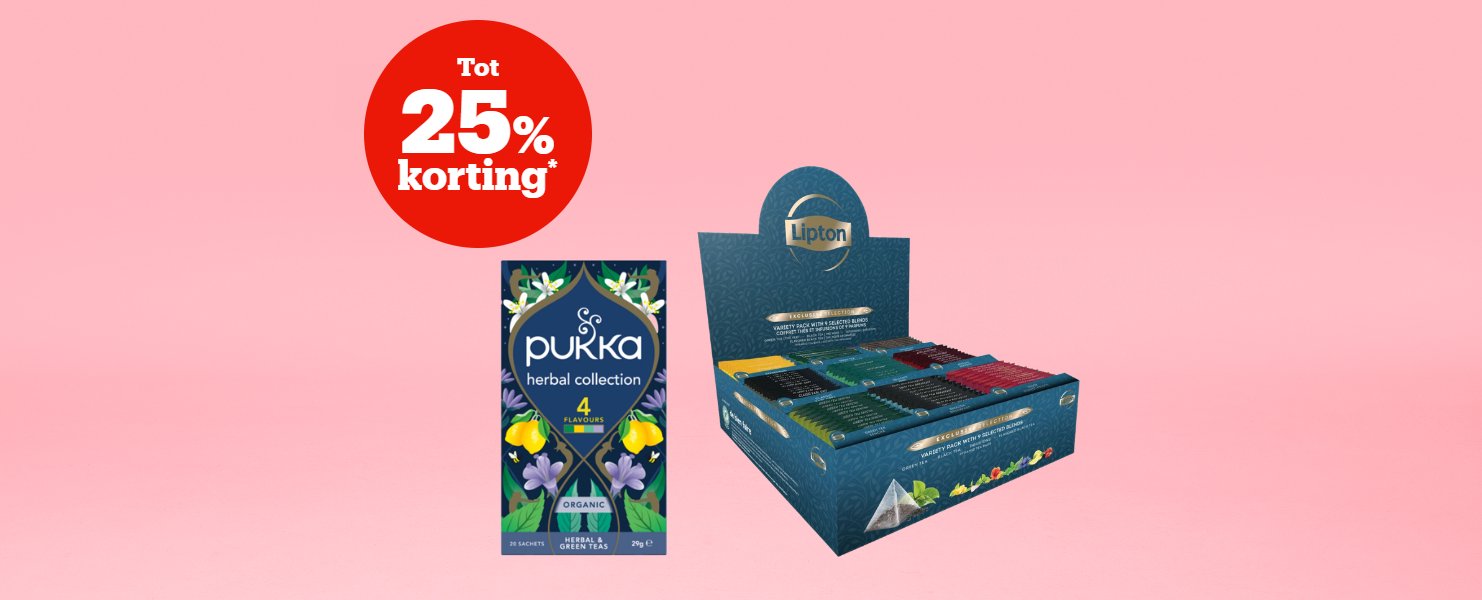 Tot 25% korting*