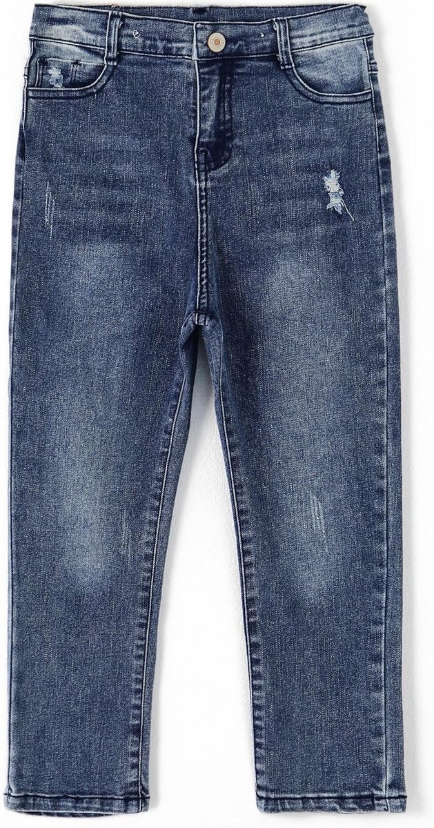 Slim Fit Jeans voor Jongens - Stoere Denim Broek met Elastische Tailleband