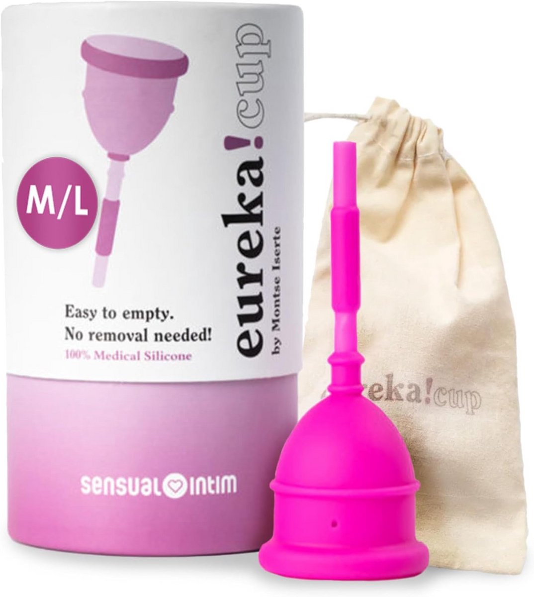 Menstruatiecup M/L - Zelflegend Ontwerp voor Comfort en Gemak
