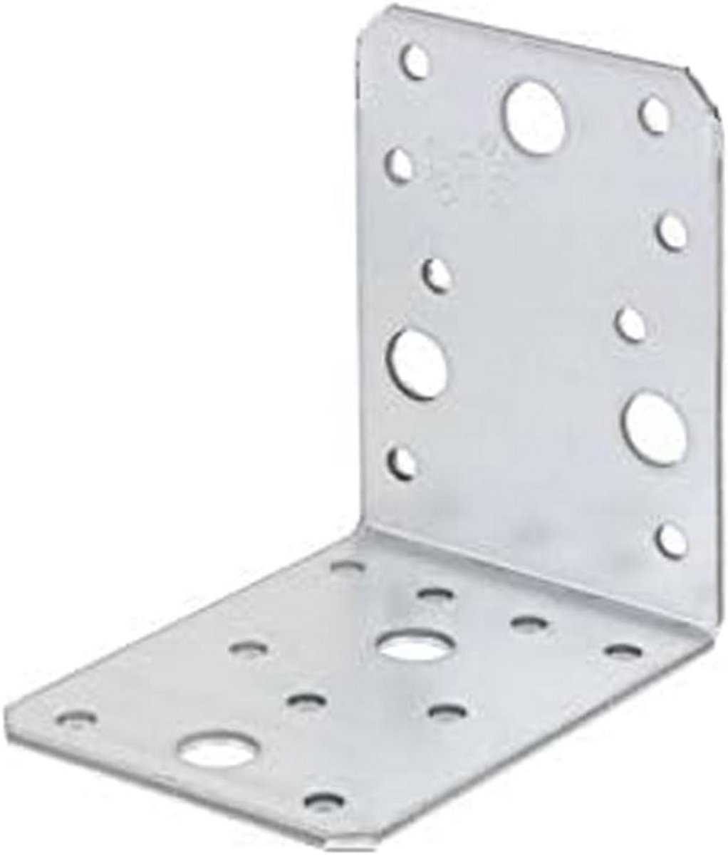 Hoekverbinder Metalen Hoek 90 x 90 x 65 x 2,5 mm - Set van 50 Stuks