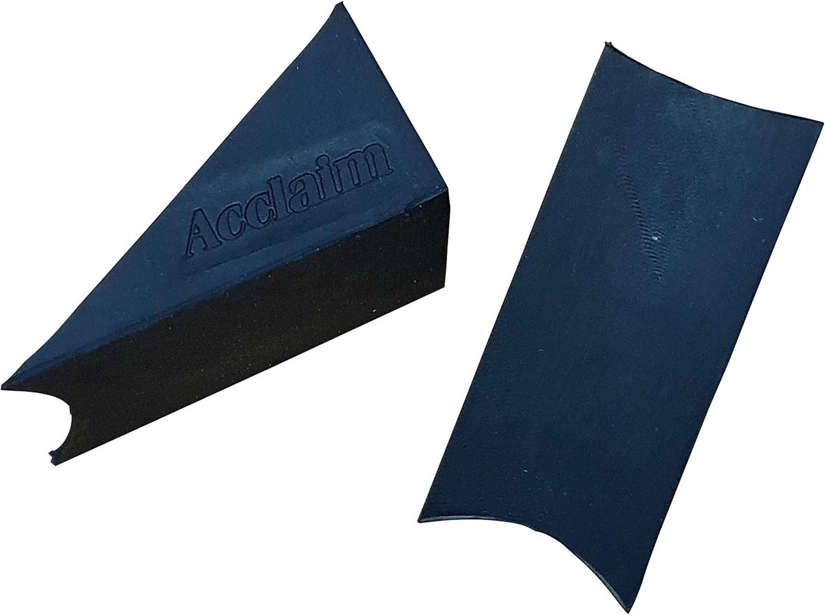 Set van 2 Bowling Meetwiggen voor Scheidsrechters - Antislip Rubber Prisma voor Nauwkeurige Meting