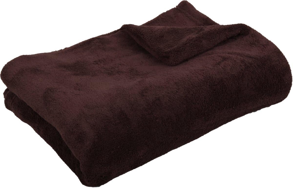 Luxe Fleece Plaid XXL 150x200 cm Bruin - Extra Zacht en Warm Beddengoed