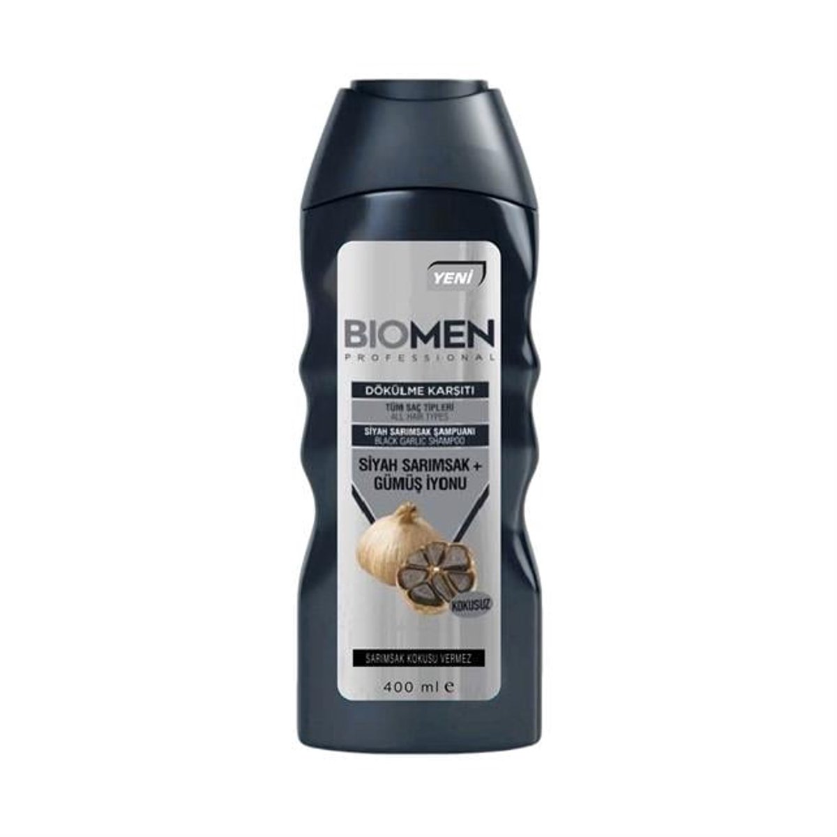 Biomen zwarte knoflook 400 ml - Anti-haaruitval shampoo - haarverzorging - herbal shampoo - Bio shampoo - Anti-haaruitval - Bio shampoo - Herbal shampoo - haarverzorging