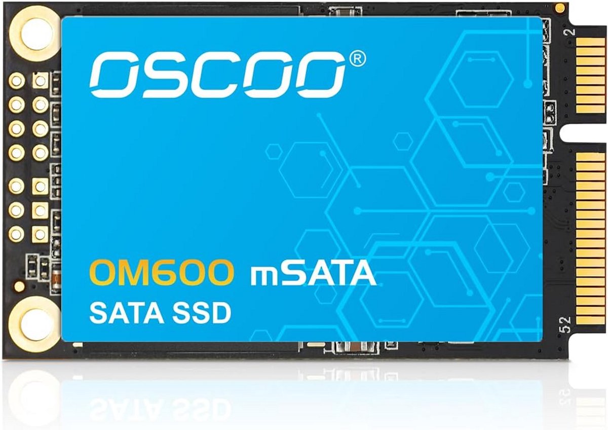 Snelle 512GB mSATA SSD Interne Harde Schijf SATA III 6Gbps voor Laptops en Desktops