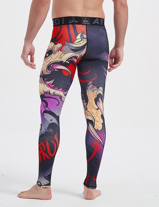 CRZ YOGA Vrouwen Knuffelen Gevoelende Compressie Leggings 28 Inches met Hoge Taille Dikke Buikbeheersing Workout Leggings Golven blauw XS