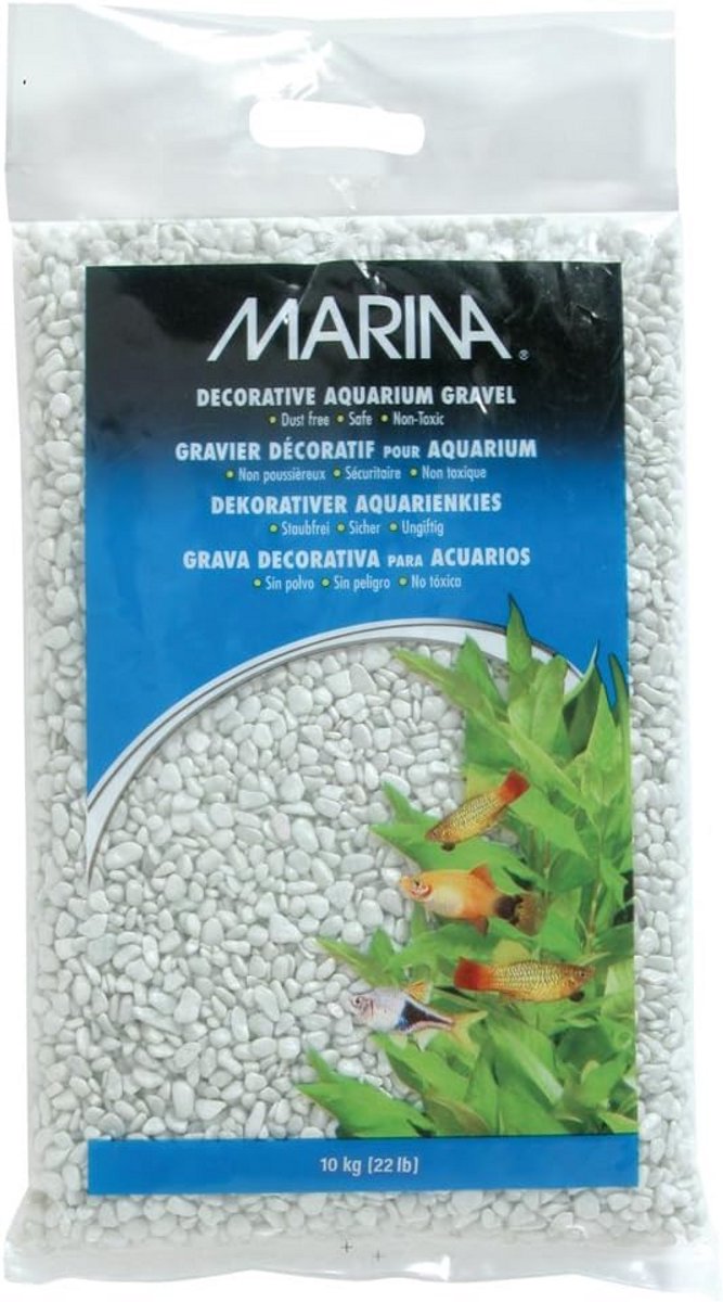 Decoratief Wit Grind voor Tuin en Binnengebruik - 10KG