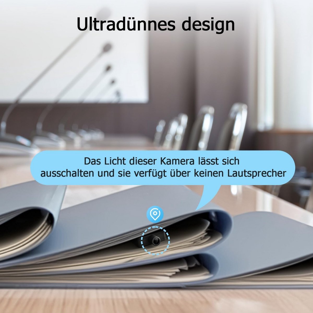 Draadloze Mini Camera voor Binnen - HD Beveiliging met Nachtzicht & Bewegingsdetectie