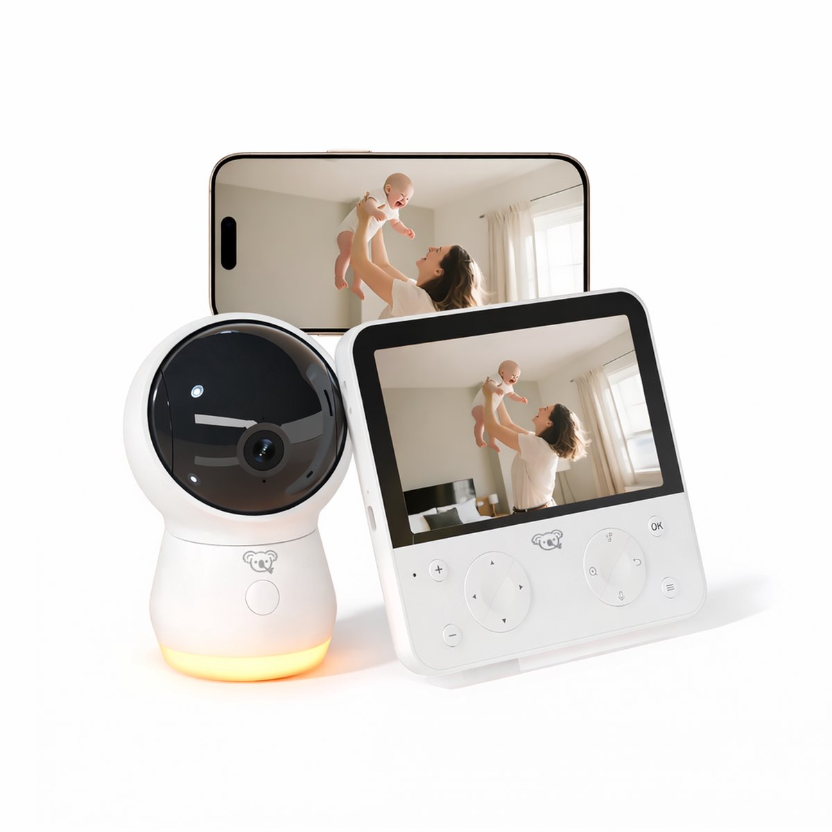 BabyCam 4TM Babyfoon met Camera en App