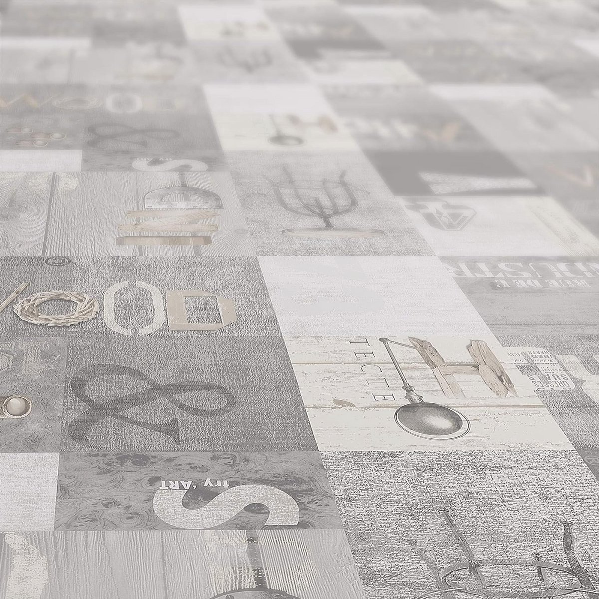 Hoeslaken Tafelkleed Wasbaar Industrieel Modern 220 x 140 cm