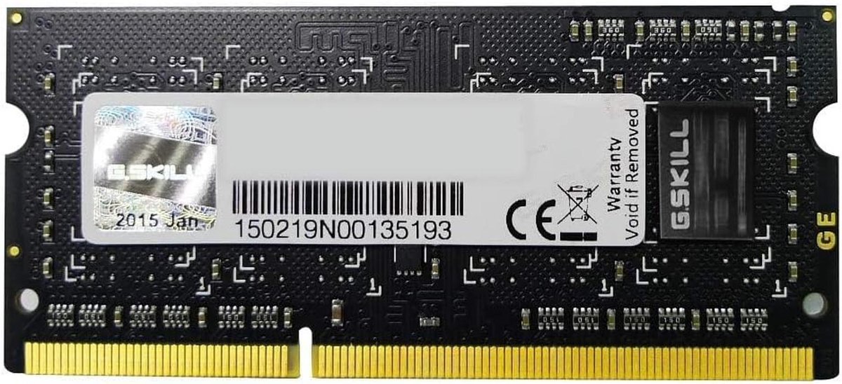 4GB DDR3-RAM 1600MHz werkgeheugen