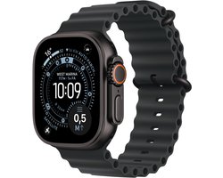 Apple Watch Ultra 3 Cellular 49mm Black Titanium Case with Black Ocean Band