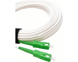 7 Meter Glasvezel Kabel SC/APC naar SC/APC Simplex - Voor KPN, Vodafone, T-Mobile, Odido