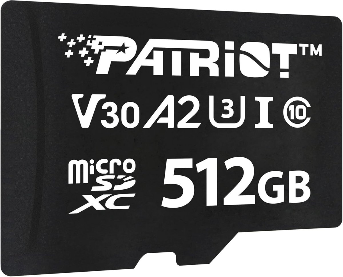 512 GB Micro SDXC Geheugenkaart V30 A2 UHS-I U3 4K UHD