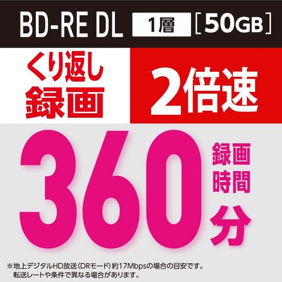 10x 50GB BD-RE Dual Layer Blu-Ray Discs - Overschrijfbaar en Bedrukbaar — afbeelding 4