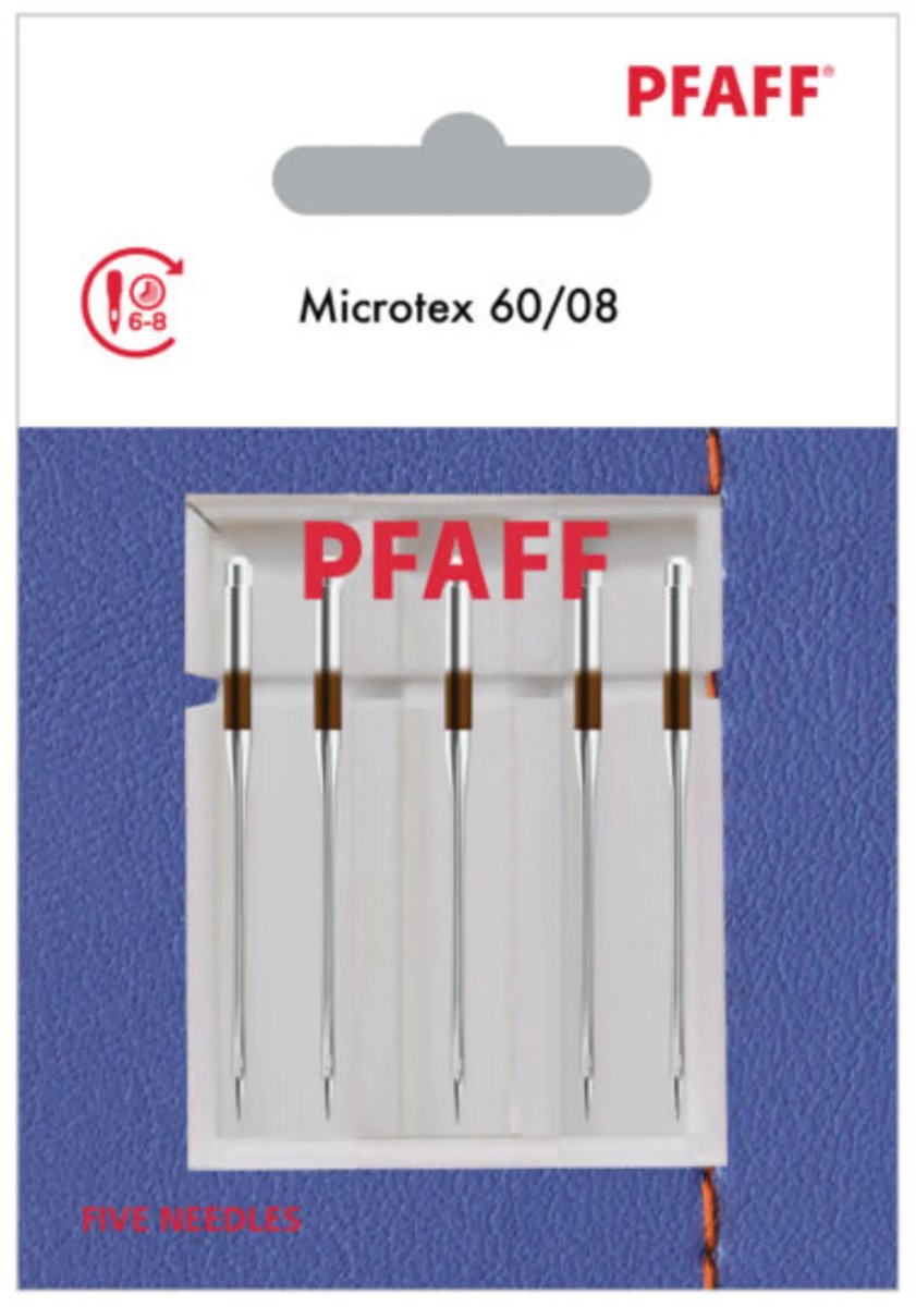 Pfaff Microtex 60 (5 stuks) Naalden