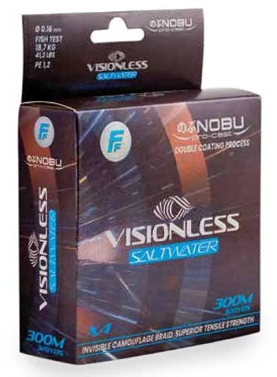 Fishing Ferrari Nobu Visionless Saltwater 1000 M Gevlochten Vislijn Transparant 0.300 mm