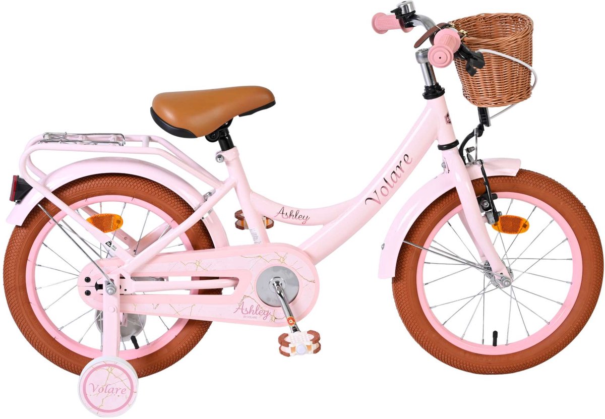 Volare Ashley Kinderfiets Meisjes 16 inch Roze