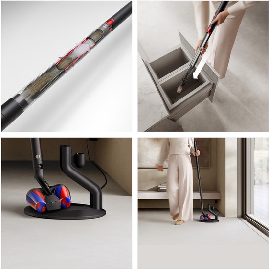 Dyson PencilVac Fluffycones - Steelstofzuiger - Zwart - 50 Air