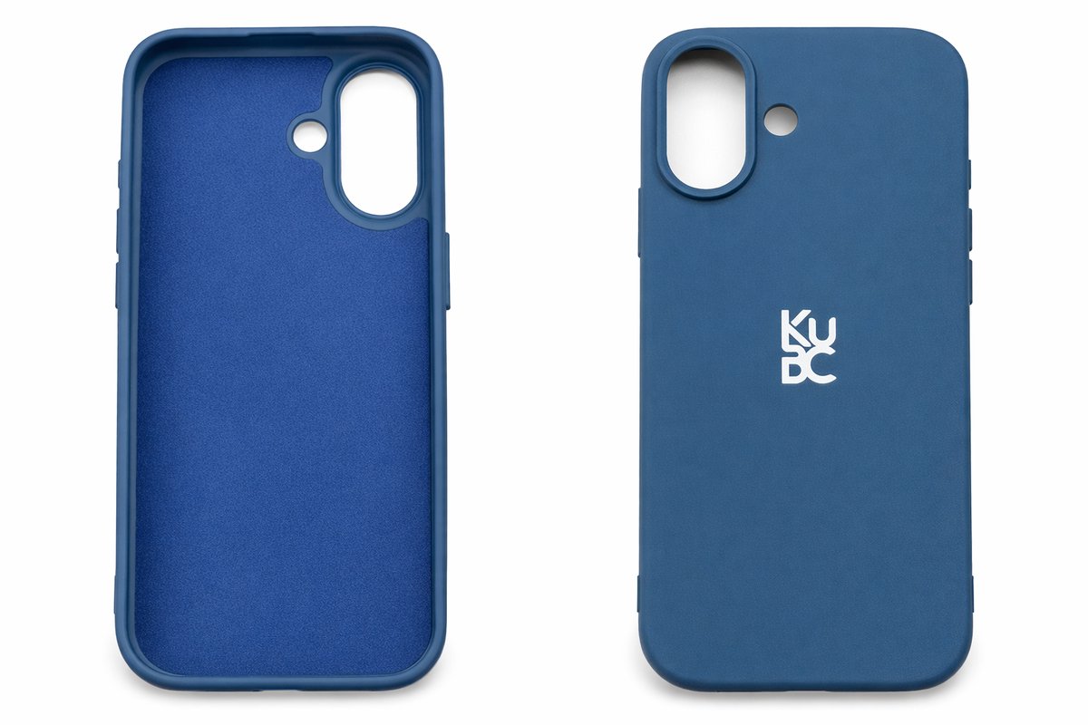 Telefoonhoesje Geschikt voor Apple iPhone 16 - Back Cover - Schokbestendig & Anti-Vingerafdruk - Siliconen - Blauw