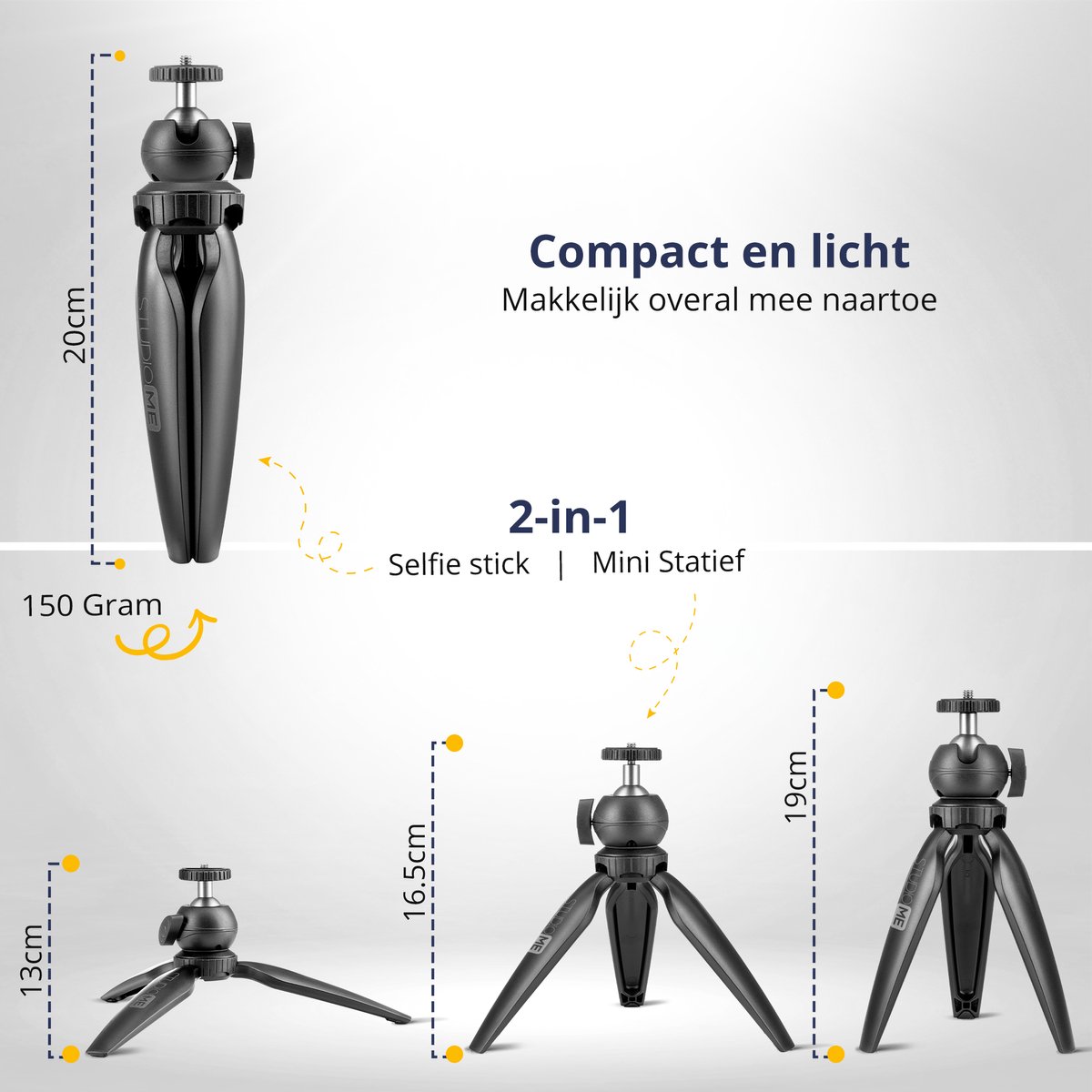 Studio ME - Compact Smartphone Tripod thumbnail 5