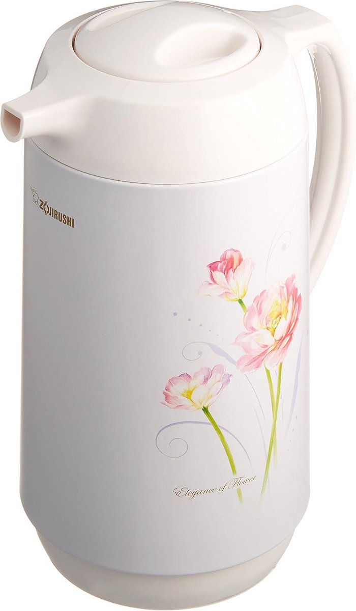 Glazen Thermos Thermische Tafelblad Pot - 1000 ml - Zilver