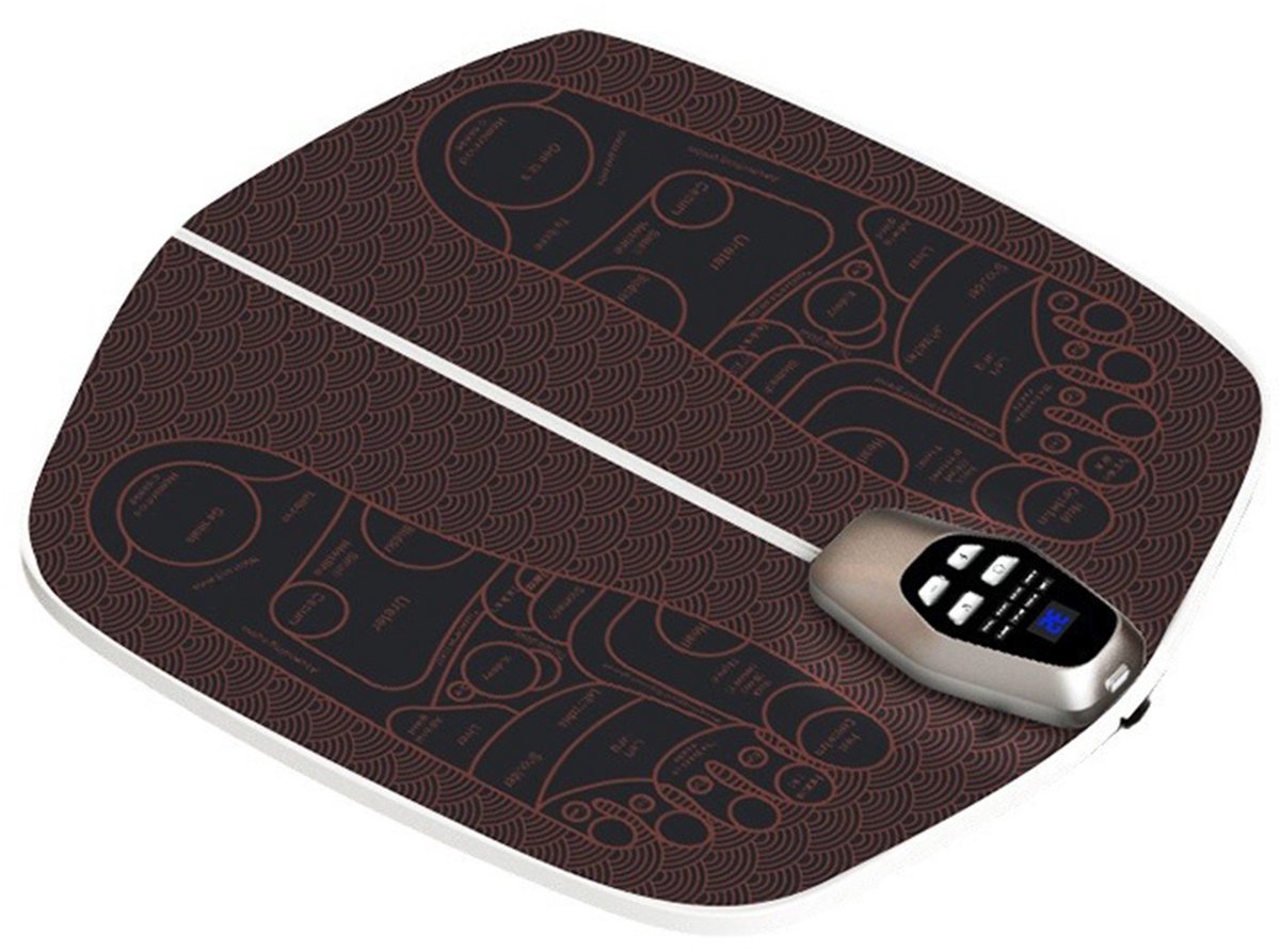 NAXSIR EMS Voetmassage Mat - Puls Voetreflexologie Massager met Microstroom - Professionele Voettherapie voor Thuisgebruik