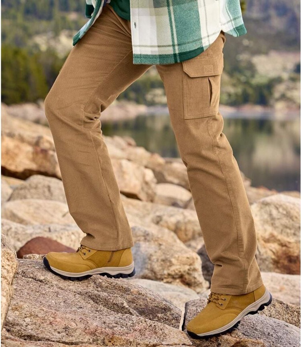 ATLAS FOR MEN - Semi-elastische cargobroek - Heren - Verkrijgbaar in grote maten - W30