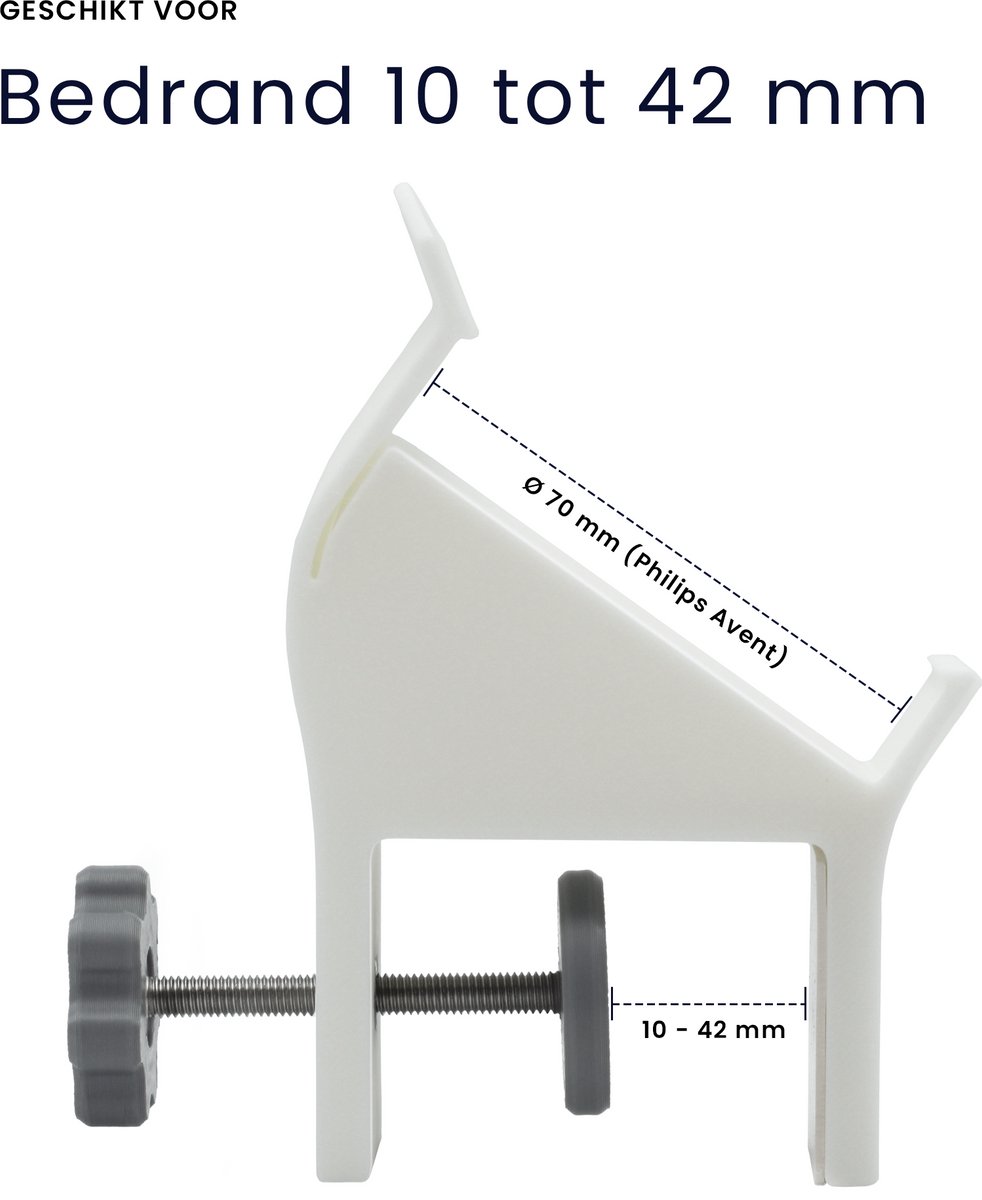 Philips Avent Connected SCD923/26 - Voor bedrand 10-42 mm