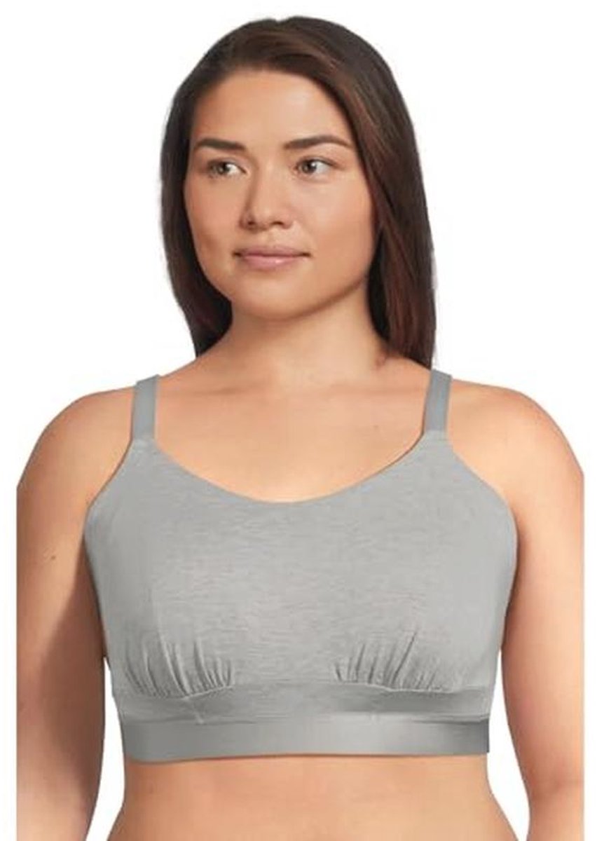 Dames Bralette zonder Beugel en Draadloos in Grijs