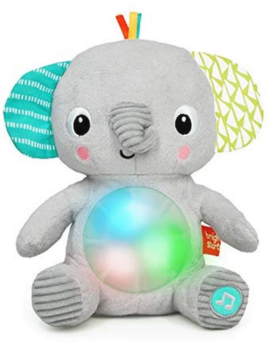 Muzikaal Speelgoed voor Baby's - Knuffel Olifant met Zachte Fopspeen