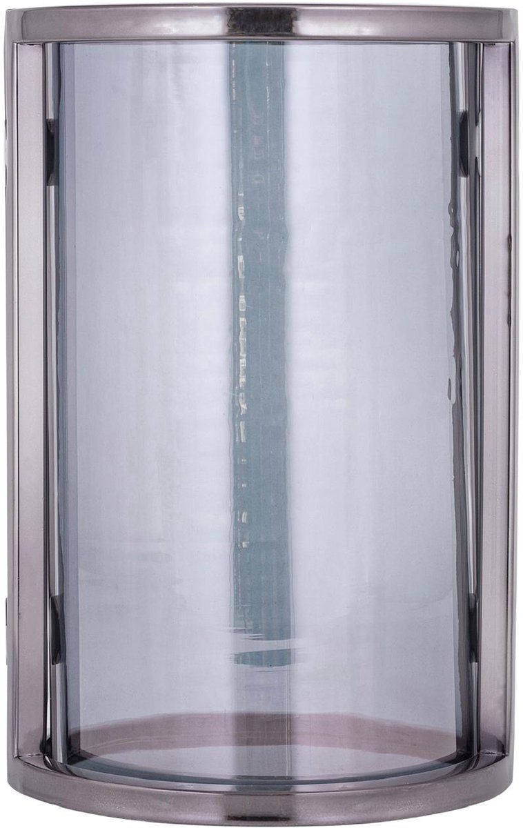 PTMD Windlicht Jarie - Zwart - 18x18x28cm