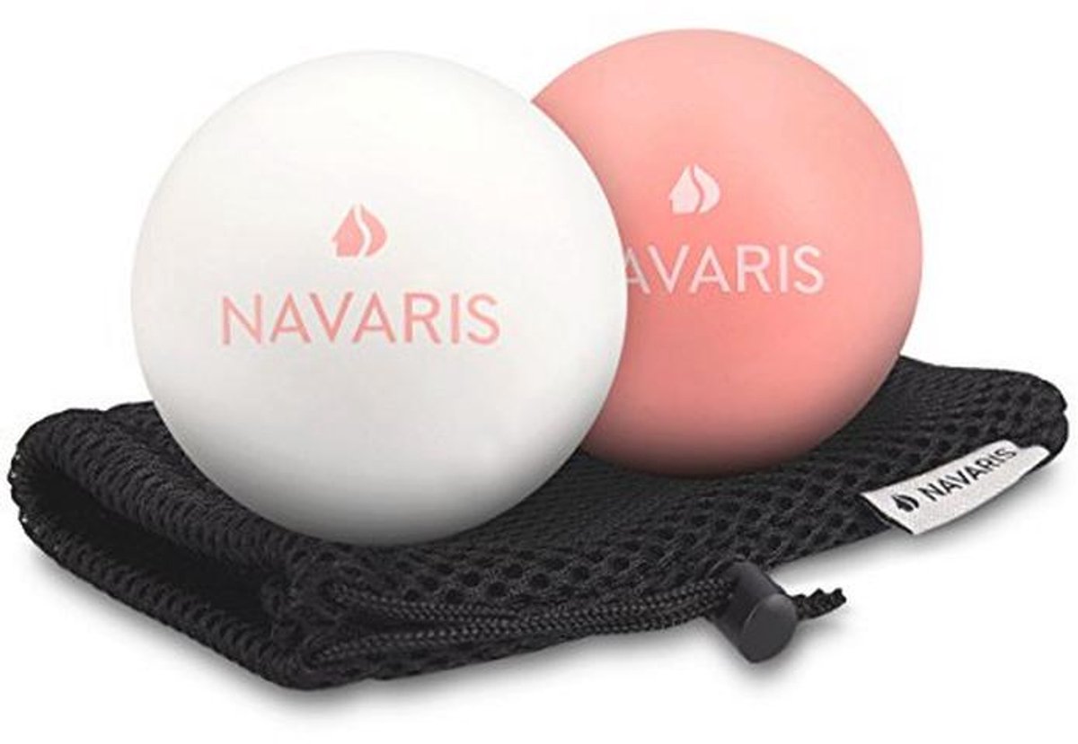 Triggerpoint massageballen set van 2 voor rug, benen en nek - Fysiotherapie zelfmassage
