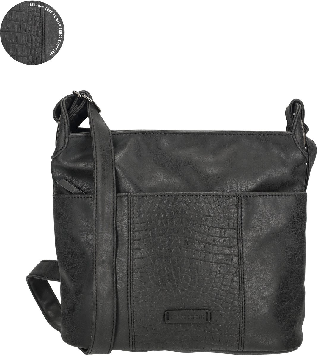 Enrico Benetti Josie Crossbody tas - 65039 - Zwart