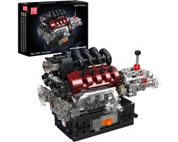 Mouldking 10227 - V8 Motorblok - Bestuurbaar - Bouwset - RC - Past op bekende merken - 787 onderdelen