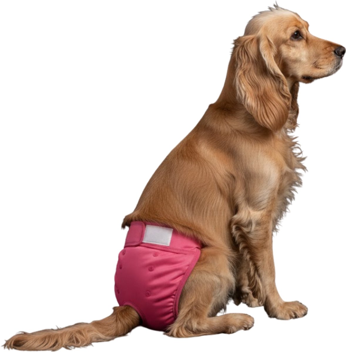 Loopsheidbroekje Hond - L - Hondenluier - Roze - Wasbaar