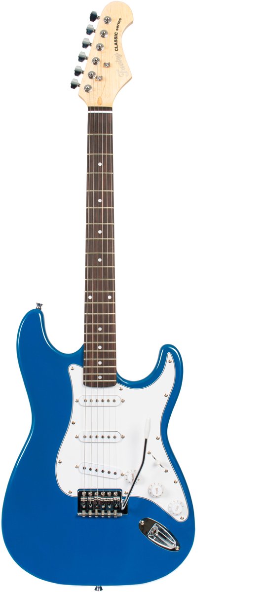 Fazley FST118BL elektrische gitaar blauw