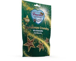 Renske Hondensnack Gezonde Beloning Hond Kerst Crunchy Zalm & Witvis & Forel 200 gr