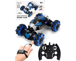 Chéroy RC Stunt Car Blauw - Bestuurbare 4WD Stuntauto Offroad