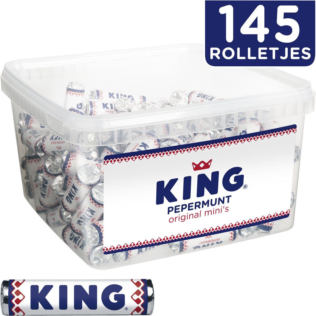 King - Pepermunt Original Mini's - 1305g