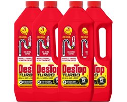 Destop Turbo Ontstopper 1L – Family Pack – 4 stuks
