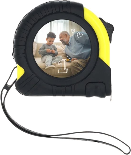 Rolmaat met Foto, Naam of Tekst - 5 meter - Gepersonaliseerde Rolmaat