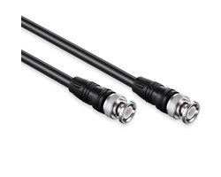 BNC (m) - BNC (m) kabel - RG58 - 50 Ohm / zwart - 5 meter
