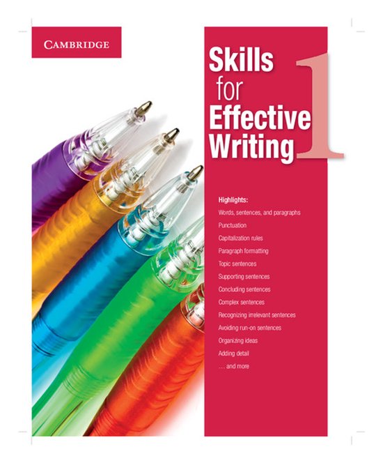 Skills for Effective Writing Level 1 Student's Book - cover