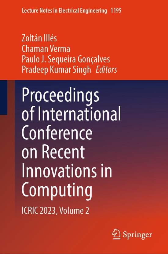Lecture Notes in Electrical Engineering1195- Proceedings of  ... - cover