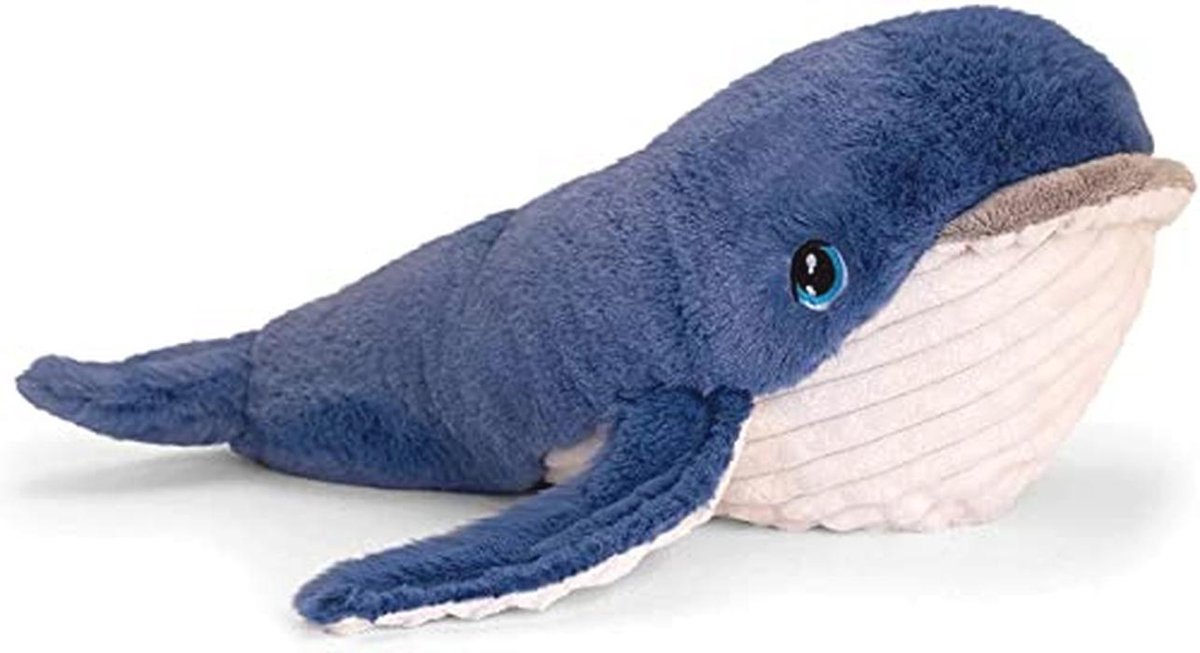 100% gerecycled pluche Eco-speelgoed (Walvis)