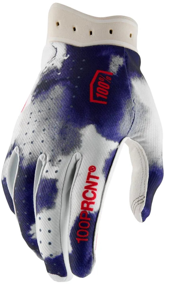100percent Itrack Off-road Handschoenen Wit M Man,Vrouw