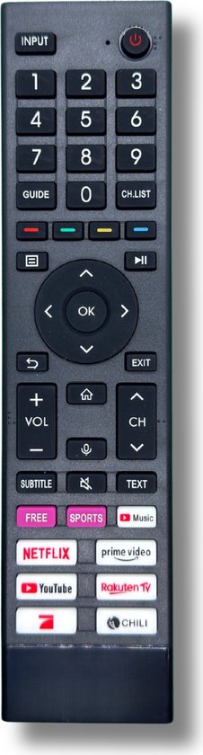 Hisense Universele Smart TV Afstandsbediening - Level Electronica