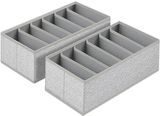 VPB 2 stuks ondergoed lade organizer, opvouwbare kledingkast organizer bh's sokken organizer ondergoed organizer en opslag, hoge capaciteit kastverdelers voor bh's, sokken, nekbanden en zakdoeken VPB 2 stuks ondergoed lade organizer, opvouwbare kledingkast organizer bh's sokken organizer ondergoed organizer en opslag, hoge capaciteit kastverdelers voor bh's, sokken, nekbanden en zakdoeken